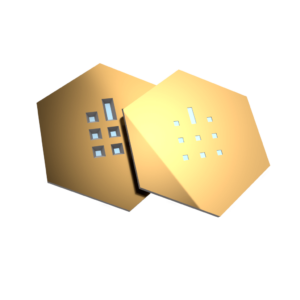 TEM Silicon Dioxide Grids - 3x3 windows